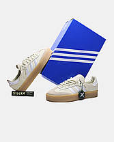 Жіночі Кросівки Adidas Sambae Wonder Beige White / Адидас Самбей Вондер Бежеві з Білим, фото 6