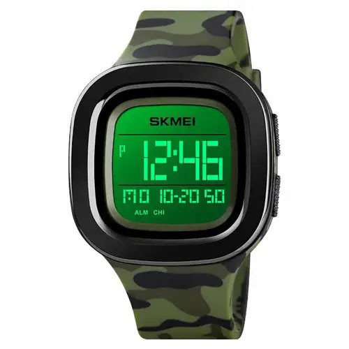 Оригінальний чоловічий годинник SKMEI 1580CMGN, Військовий годинник для ЗСУ, Армійський CA-580 годинник топ