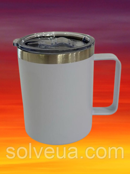 Вакуумна термокружка з кришкою з клапаном Solve 350 мл KT6002215 solve, фото 1