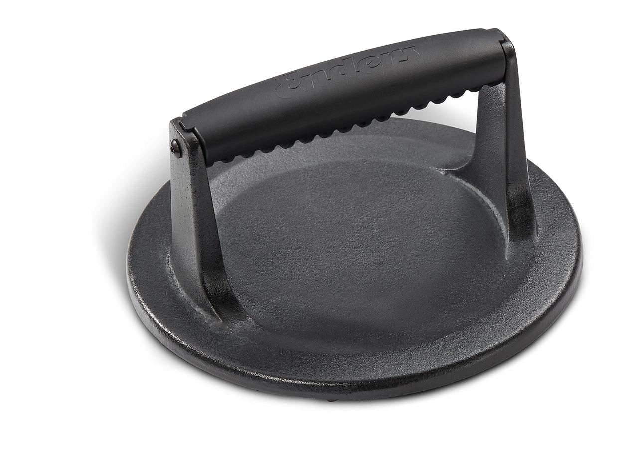 Литий прес для бургерів з емальованого чавуна, фото 1