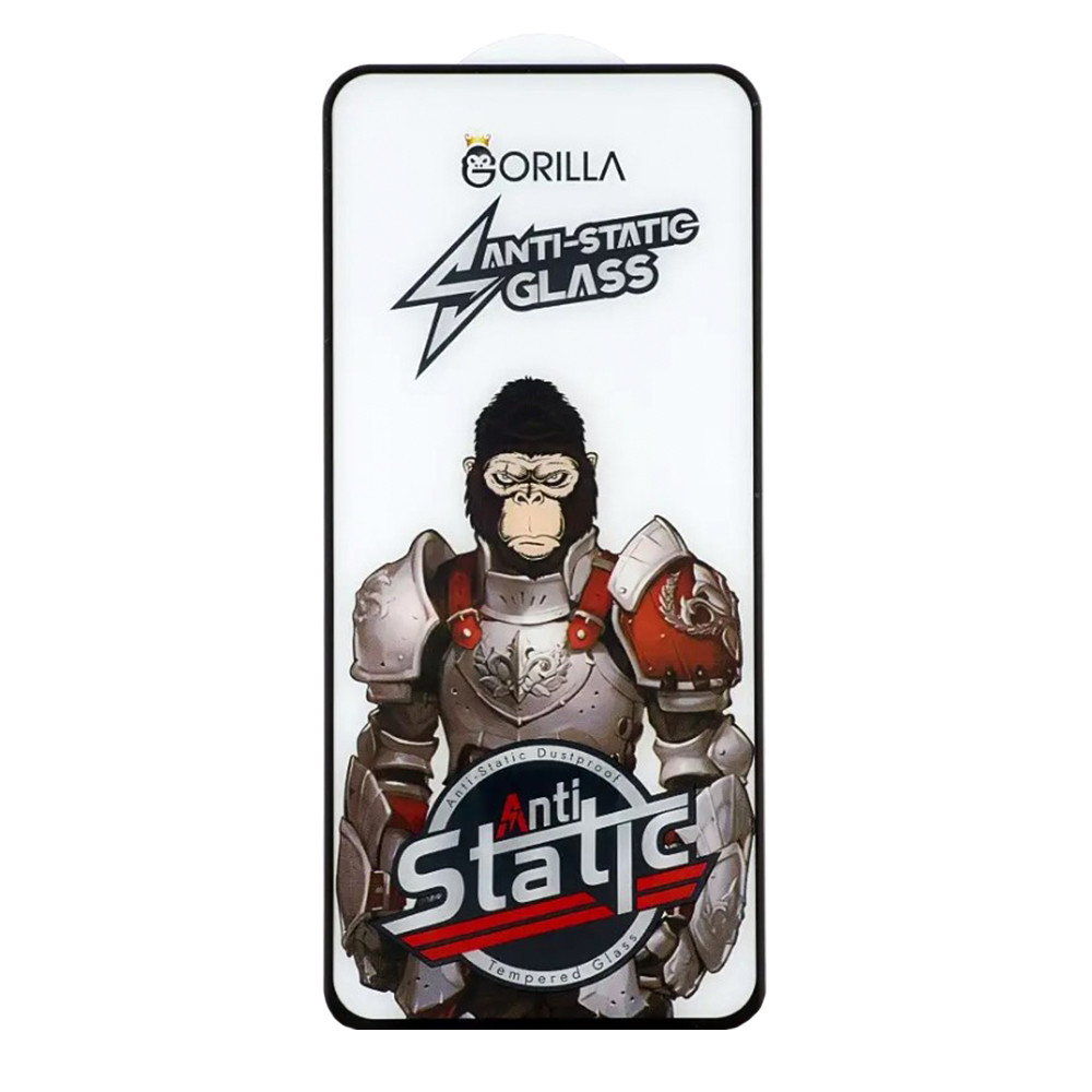 Захисне скло Gorilla Anti-Static Full Glue 2.5D для Samsung Galaxy S24, Black, фото 1