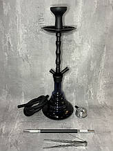 Кальян Deluxe 506 Medium 60 см matt black повний комплект