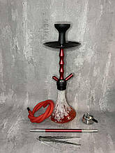 Кальян Deluxe E28 Medium 63 см red повний комплект