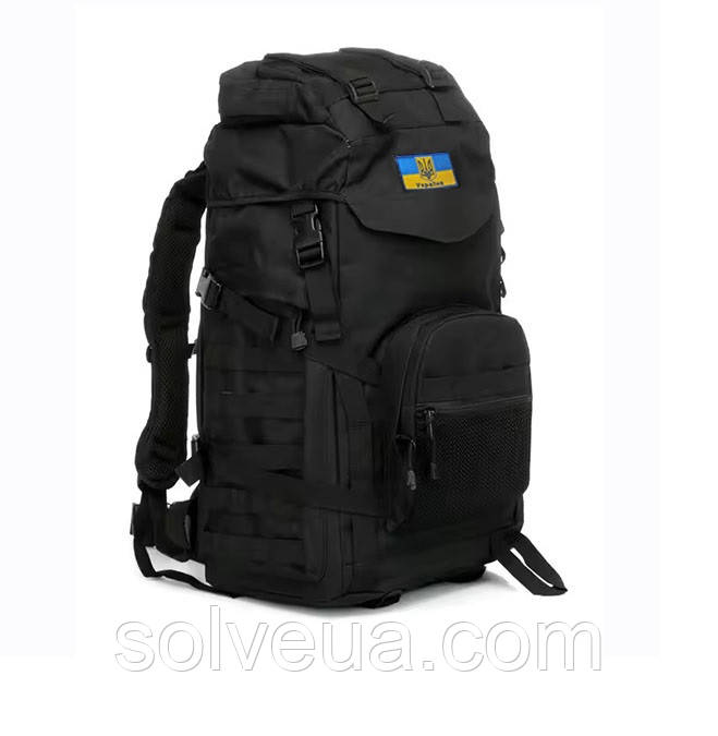Тактичний похідний рюкзак Solve 50L  KT6003402 Чорний solve, фото 1