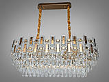Кришталева овальна люстра 2018/800x300SGD, фото 2