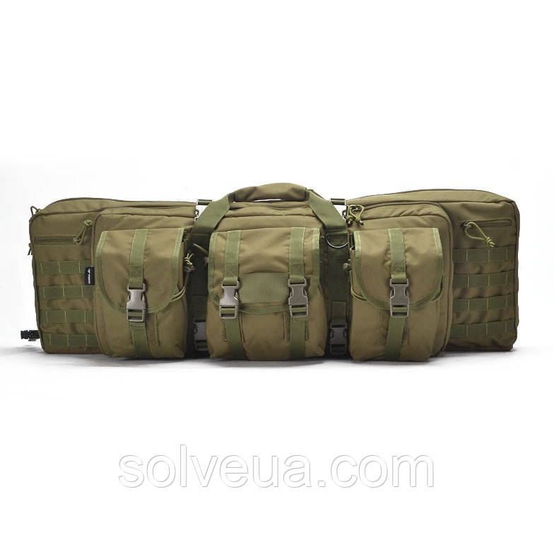 Сумка тактична для зброї Транспортна Solve Double Olive KT6005901-118 см solve, фото 1