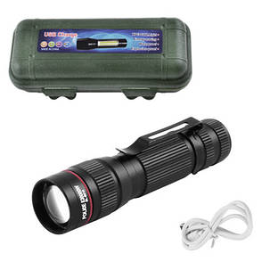 Ліхтар Police B518-XPE Li-Ion акум. затискач zoom ЗП microUSB Box, фото 3