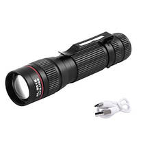 Ліхтар Police B518-XPE Li-Ion акум. затискач zoom ЗП microUSB Box, фото 4