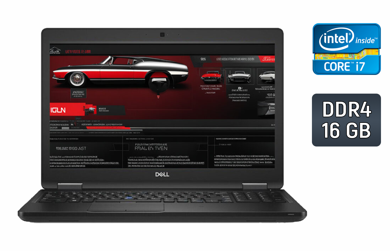 Ігровий ноутбук Dell Latitude 5591/ 15.6" (1920x1080)/ Core i7-8850H/ 16 GB RAM/ 250 GB SSD/ GeForce MX130 2GB
