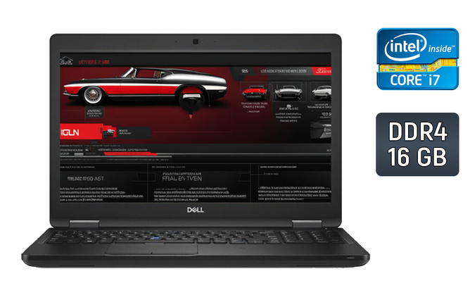 Ігровий ноутбук Dell Latitude 5591/ 15.6" (1920x1080)/ Core i7-8850H/ 16 GB RAM/ 250 GB SSD/ GeForce MX130 2GB, фото 1