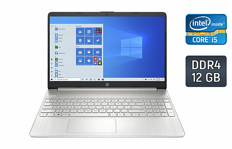 Ультрабук HP 15-dy0025tg/ 15.6" (1366x768)/ Core i5-1035G1/ 12 GB RAM/ 512 GB SSD/ UHD, фото 1