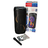 Колонка акумуляторна з радіомікрофоном USB/BT/FM/TWS та пультом ДУ Акустична система KOLAV-C2811, фото 3