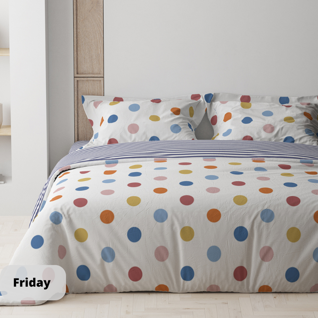 Комплект постільної білизни ТЕП "Happy Sleep" двоспальний (Friday, 50x70)