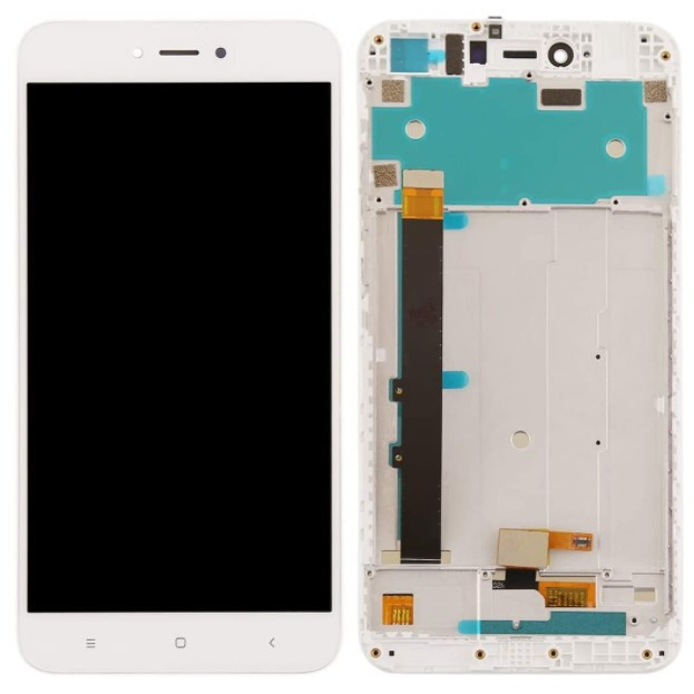 Дисплей Xiaomi Redmi Note 5A/Y1 Lite в зборі із сенсором і рамкою white