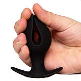 Анальна пробка з пелюстками маленька "Лотос", фото 2