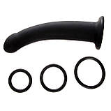 Страпон Chisa R.G.B. Bend Over For Intermediate, силіконовий, чорний, фото 5