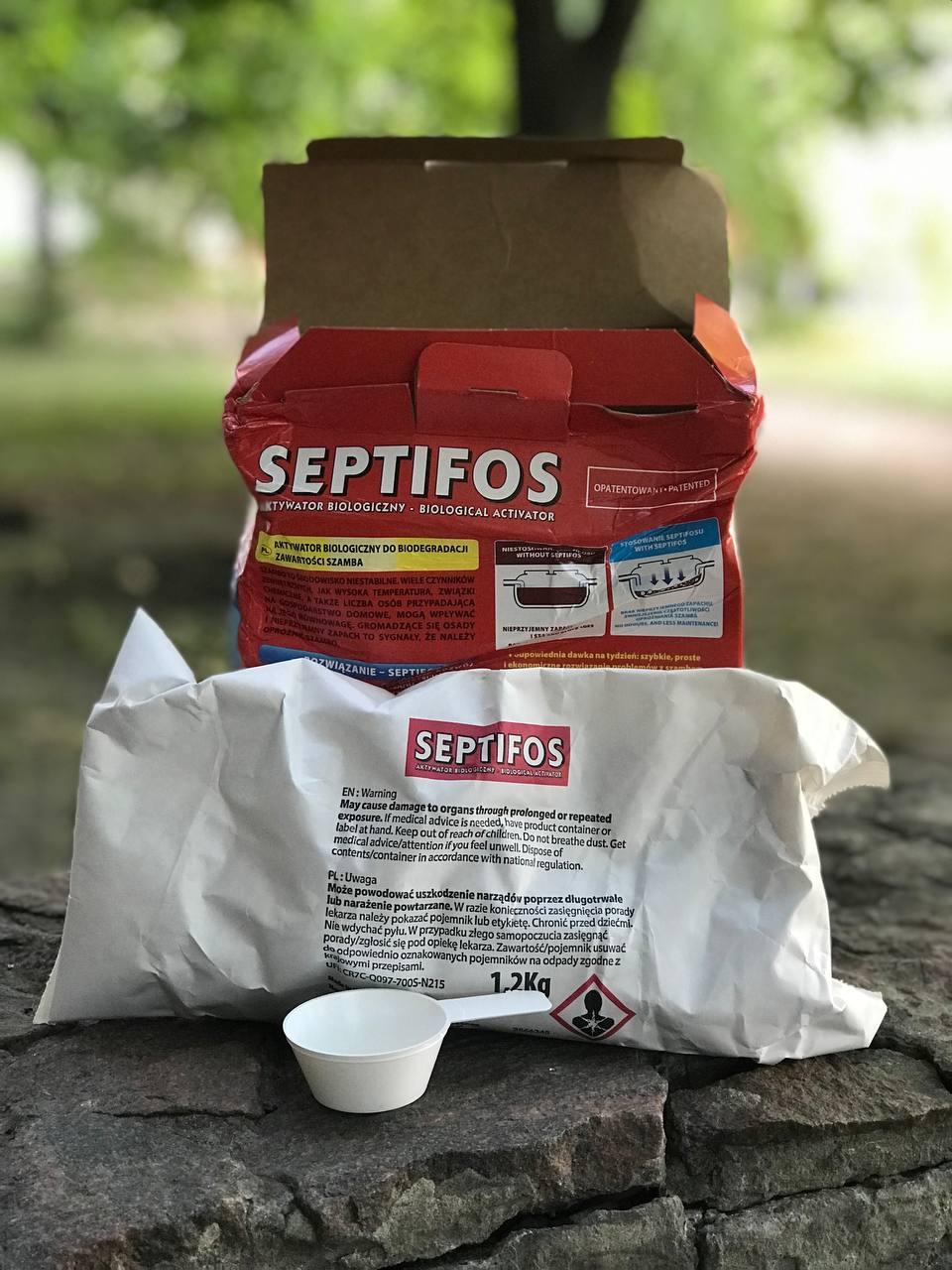 Біопрепарат Septifos vigor 1.2 кг. (М'ята КОРОБКА) всередині цілий пакет із мірною ложкою !! кількість обмежена