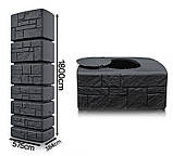 Ємність для збору дощової води Prosperplast Tower Stone, антрацит, 350 л, фото 8