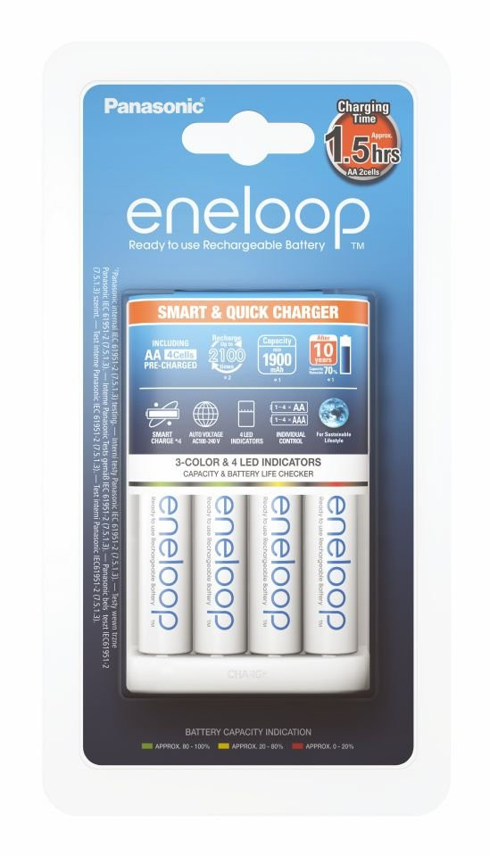 Зарядний пристрій AA, AAA Panasonic Eneloop BQ-CC55 LED