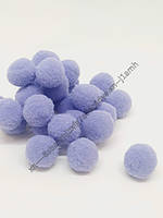 Помпони фетрові 2 см, колір-бузковий, 20 шт, Бузковий