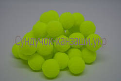 Помпони фетрові 2 см, салатові (20 шт), Салатовий