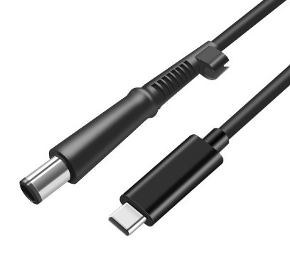 USB Type-C 65W кабель живлення DC 7.4×5.0*0.6 HP для заряджання ноутбука від повербанка USB
