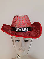 Карнавальний капелюх ковбойський червоний