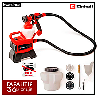Фарбопульт акумуляторний Einhell TE-SY 18/90 Li - Solo Бачок 1200 мл 3 сопла Довжина шланга 1.8 м Без АКБ і ЗП