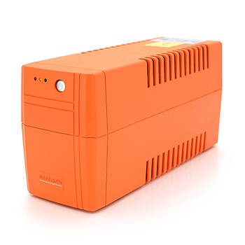 ДБЖ на 390W для дому Makelsan Lion StandbyL 650VA та 170-280VAC AVR 1st, 2xSchuko, 1x12V7Ah