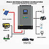 Сонячний фотоелектричний інвертор OFF-GRID PGF OG-5500 MPPT 5.5KW + WiFi + акумулятор Bass Polska AGM BP-5976 (х4), фото 11
