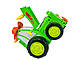 Весела радіокерована дитяча іграшка Танцюючий Крейзі трактор Crazy Jumping Car на пульті Зелений 2102-A, фото 3