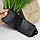 Затискач для грошей шкіряний на кнопці HC-31 чорний, фото 3