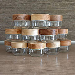 Набір баночок для зберігання спецій, скло 100 мл (12 шт.)