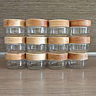 Набір баночок для зберігання спецій, скло 100 мл (12 шт.), фото 2