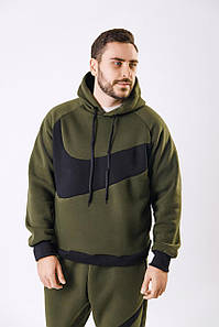 Спортивний чоловічий теплий костюм осінь зима костюм для прогулянок на підлітка, комплект теплий модний Найк