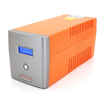 ДБЖ на 900W для дому Makelsan Lion1500VA Standby-L та LCD 170-280VAC, AVR 1st, 3xSCHUKO socket, 2x12V9Ah