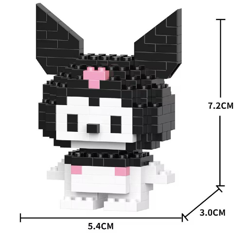 Конструктор лего блакитний hello kitty kuromi sanrio іграшка фігурка куромі, фото 1