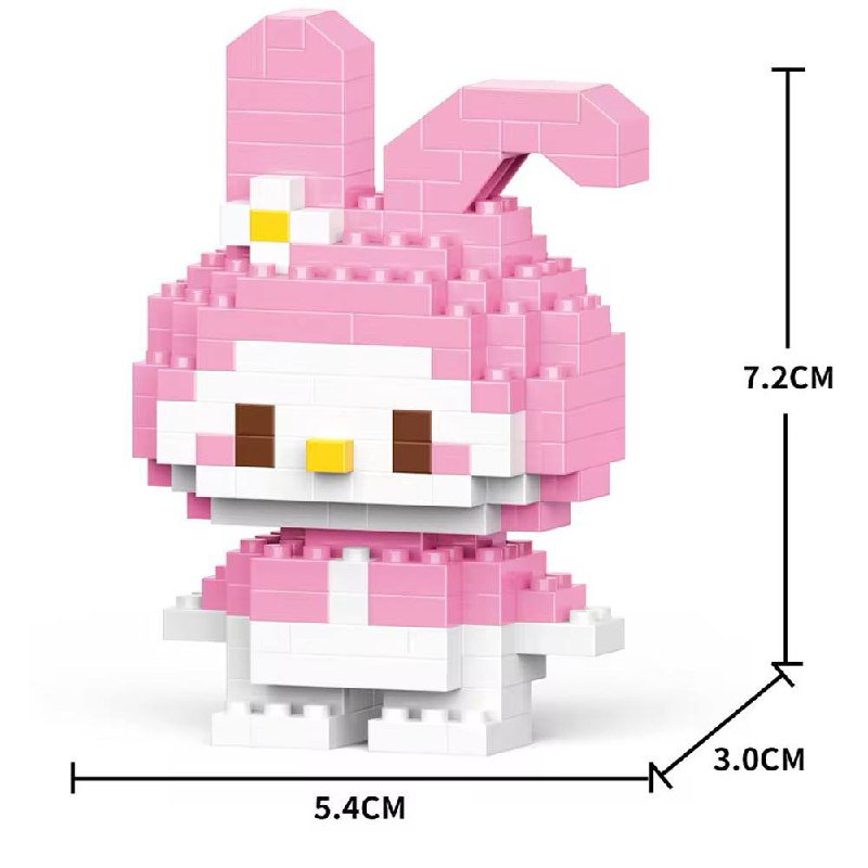 Конструктор лего блакитний hello kitty my melody sanrio іграшка фігурка мелоді