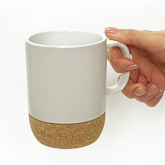 Чашка з підставкою 320 мл KP-14 WHITE 113х88 мм