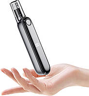 Електричний тример для волосся в носі та вухах 13000 обертів Сріблясто-сірий