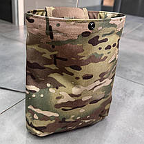 Сумка для швидкого скидання магазинів, Мультикам, WINTAC, на затяжці, Cordura 1000D, кишеня для порожніх автоматних магазинів, фото 5