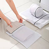 Комплект сітчастий мішків багаторазових для прання білизни в пральній машині, фото 4