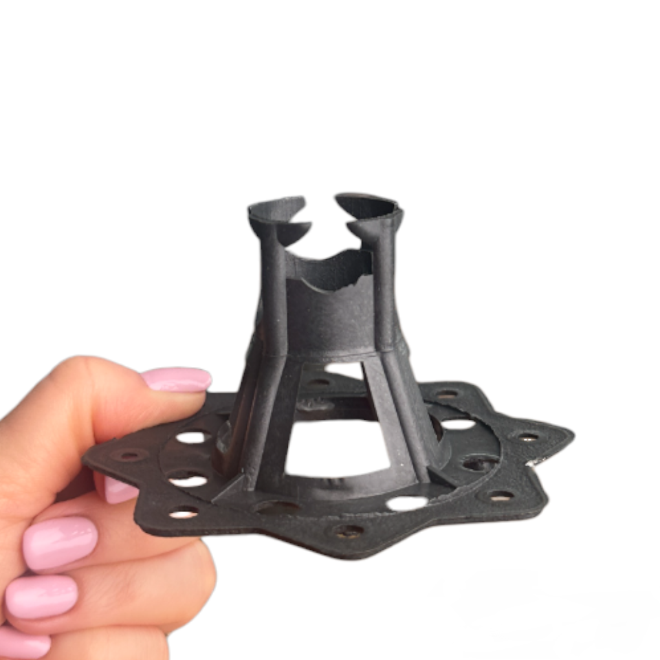 Фіксатор настил 30-40 полегшений для арматури, упаковка 200шт, фіксатор піраміда 30/40, фото 1