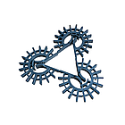 Фіксатор зірочка 25/30 для арматури з пластику, упаковка 100 шт, фото 4