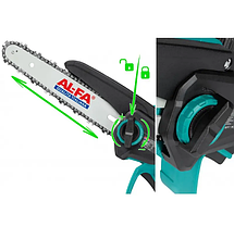 Ланцюгова пила акумуляторна ALFA ALCMCS8-21V, шина 200 мм, фото 5