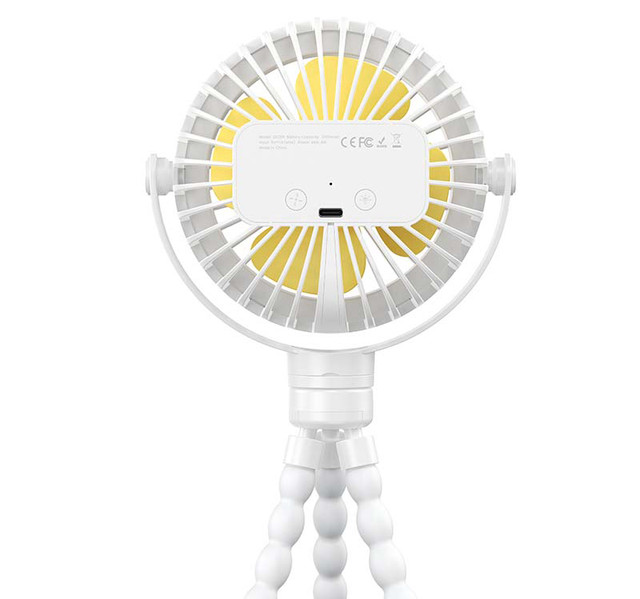 Вентилятор портативный USAMS ZB289 с подсветкой аккумуляторный