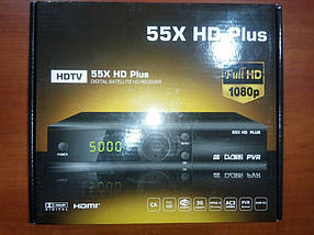 Супутниковий ресивер 55X HD Plus (з картоплею)