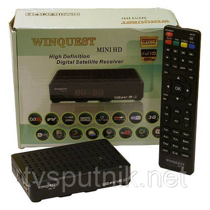 Супутниковий ресивер WinQuest MINI HD з Lan-входом, фото 1