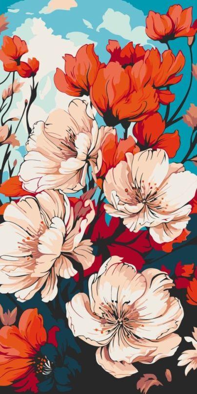 Полотно для малювання ArtCraft Весняний цвіт (ACR-13071-AC) 40 х 80 см, фото 1