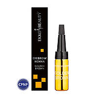 Хна для брів EKKOBEAUTY (golden brown)